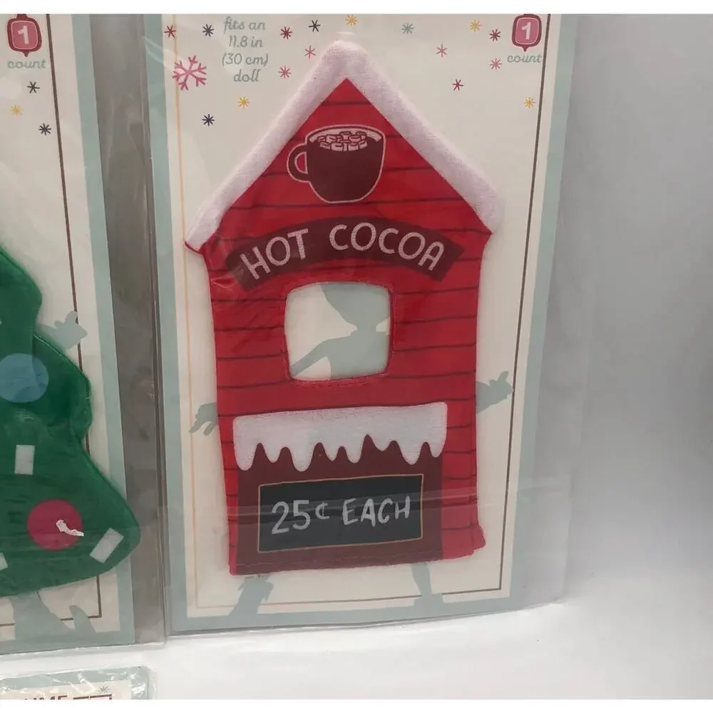 4 Target 2022 Holiday Helper Elf Costume Outfit Cupcake Tree Hot Cocoa Gumball